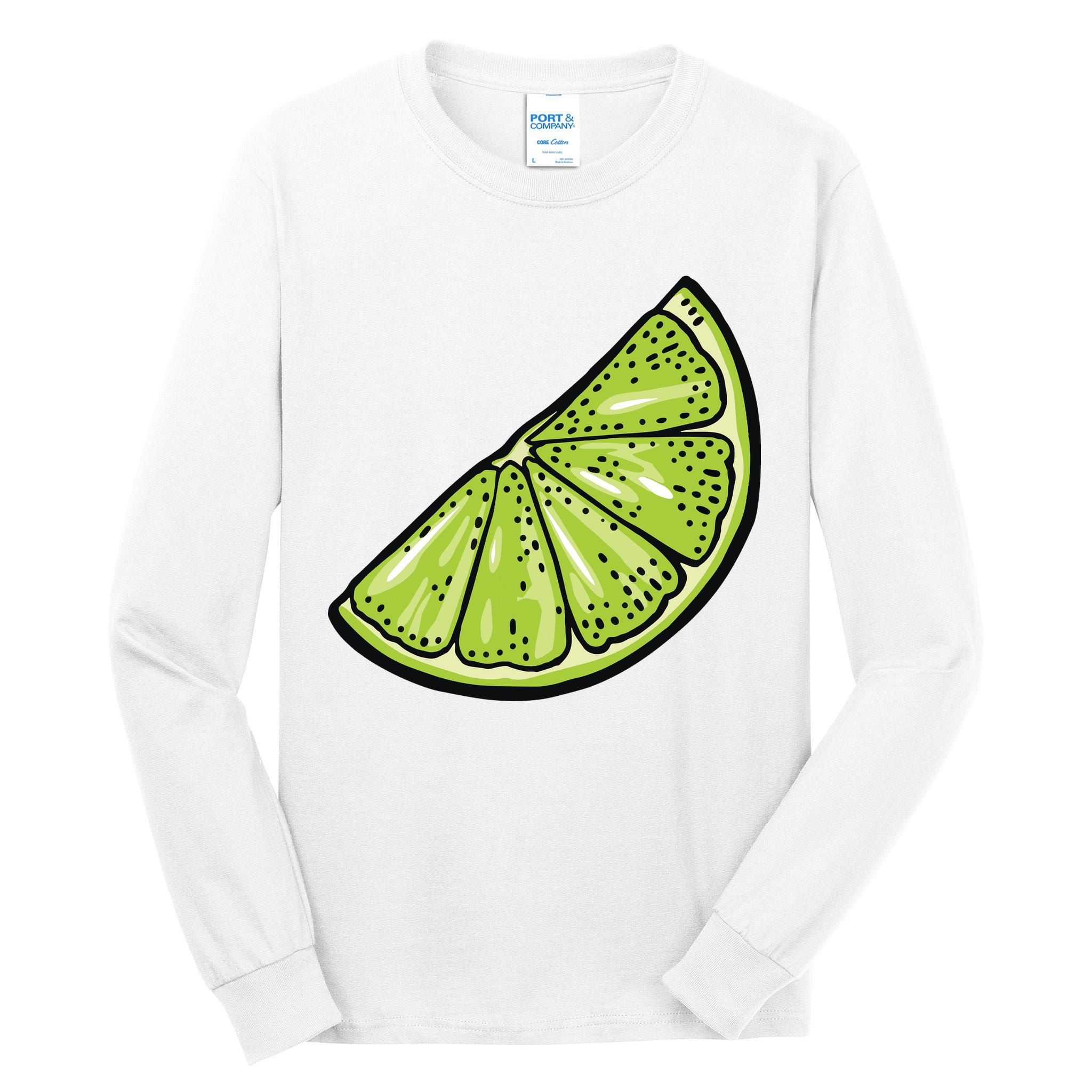 Tequila Lime Salt Halloween Costume Group Matching Tall Long Sleeve T-Shirt