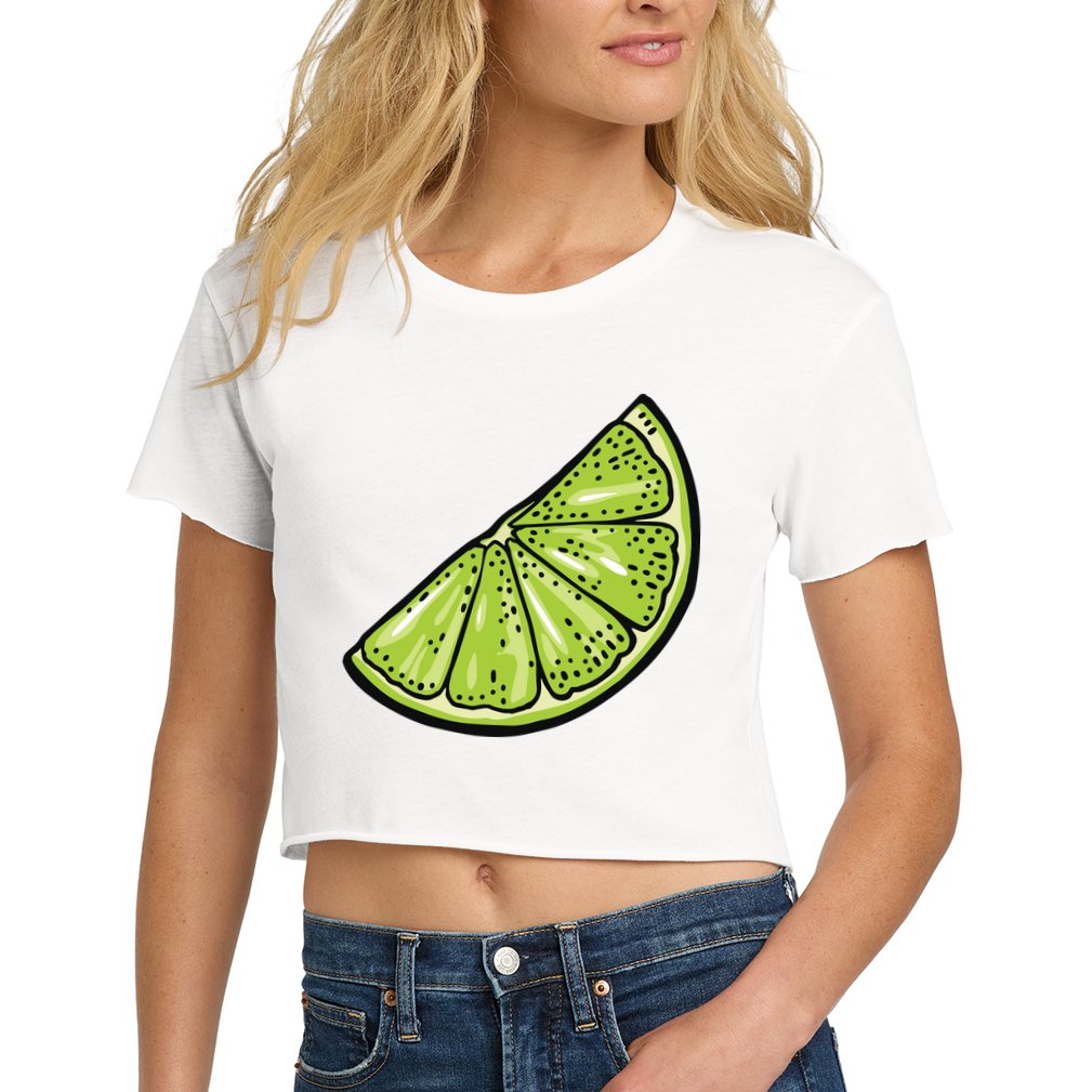 Tequila Lime Salt Halloween Costume Group Matching Crop Top