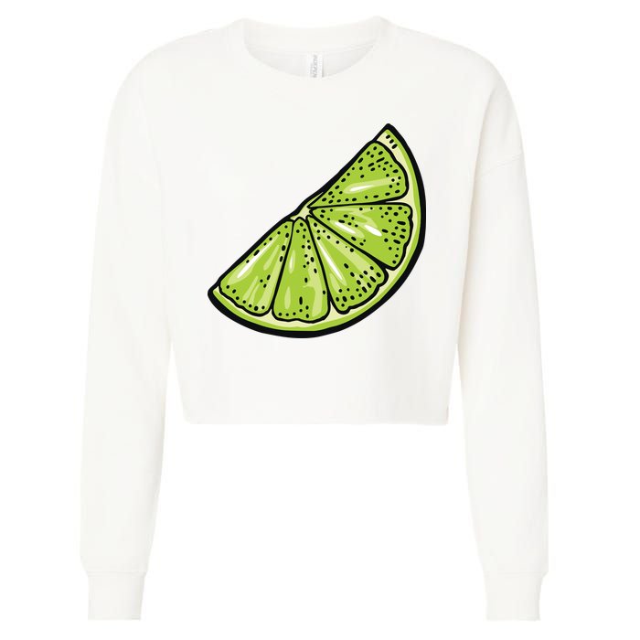 Tequila Lime Salt Halloween Costume Group Matching Cropped Pullover Crew