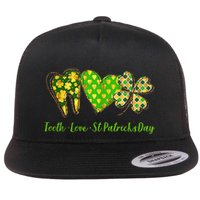 Tooth Love St Patricks Day Dental Hygiene Hygienist Dentist Flatbill Hat