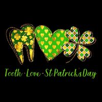 Tooth Love St Patricks Day Dental Hygiene Hygienist Dentist Flatbill Hat