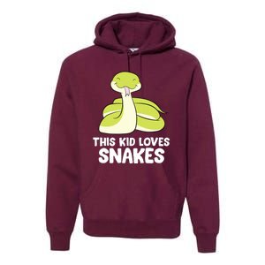 This Loves Snakes Toddlers Snakes Premium Hoodie