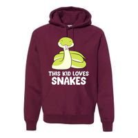 This Loves Snakes Toddlers Snakes Premium Hoodie