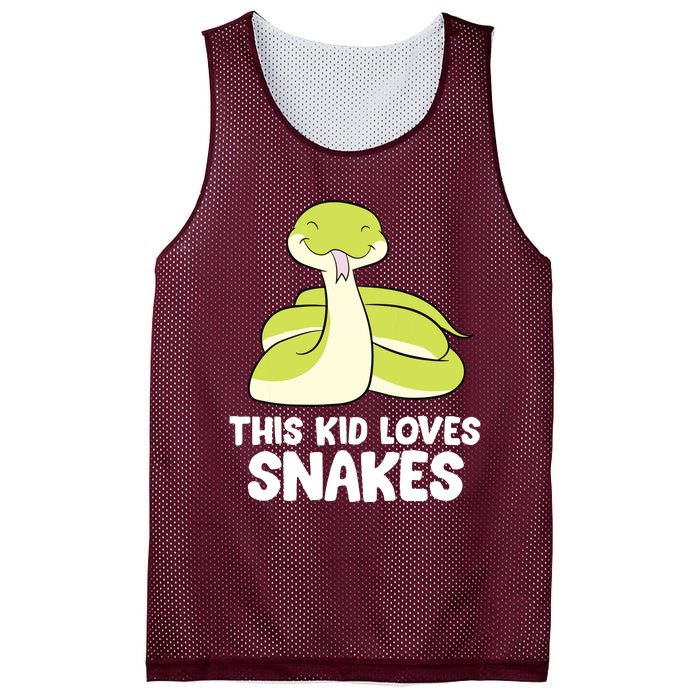 This Loves Snakes Toddlers Snakes Mesh Reversible Basketball Jersey Tank