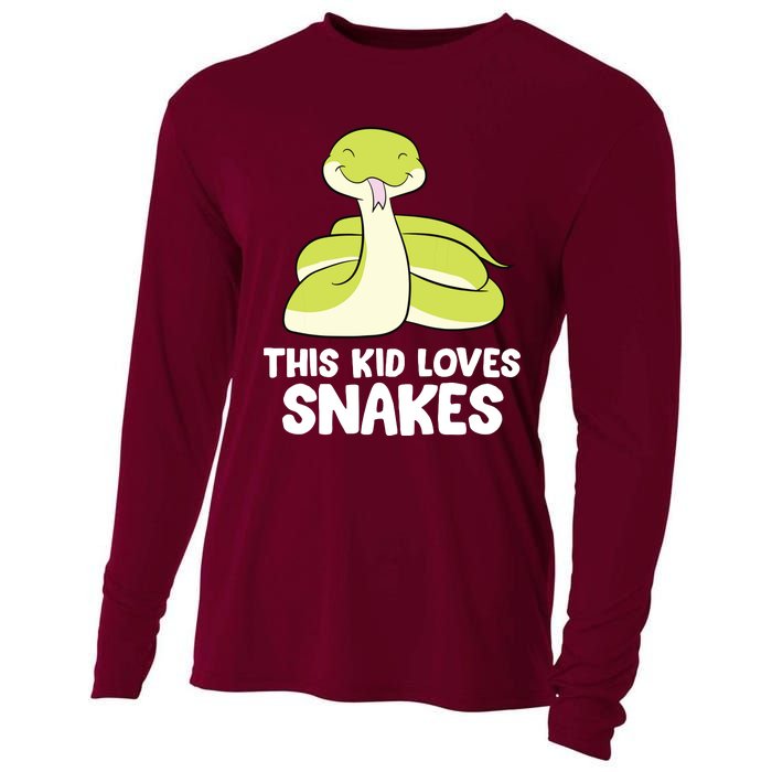 This Loves Snakes Toddlers Snakes Cooling Performance Long Sleeve Crew