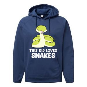 This Loves Snakes Toddlers Snakes Performance Fleece Hoodie