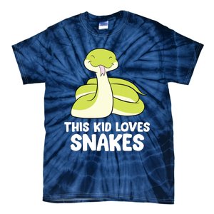 This Loves Snakes Toddlers Snakes Tie-Dye T-Shirt