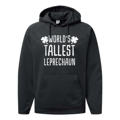 Tallest Leprechaun Saint Irish Pats St Patrick's Day Performance Fleece Hoodie