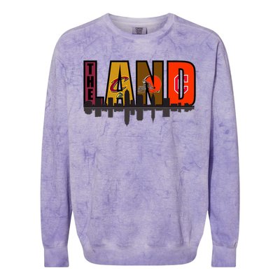 The Land Sports Fan Gear Colorblast Crewneck Sweatshirt