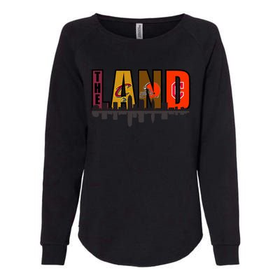 The Land Sports Fan Gear Womens California Wash Sweatshirt