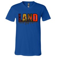 The Land Sports Fan Gear V-Neck T-Shirt