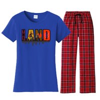 The Land Sports Fan Gear Women's Flannel Pajama Set