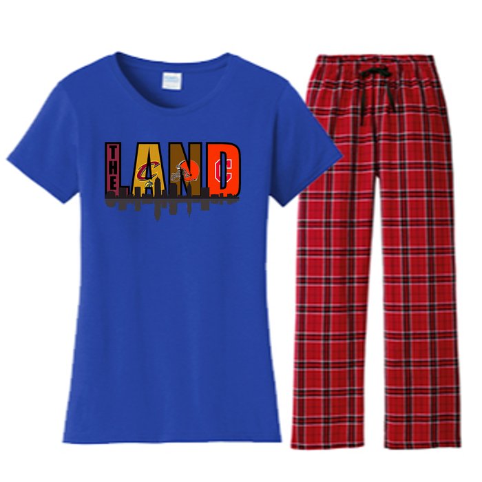 The Land Sports Fan Gear Women's Flannel Pajama Set