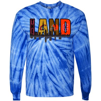 The Land Sports Fan Gear Tie-Dye Long Sleeve Shirt