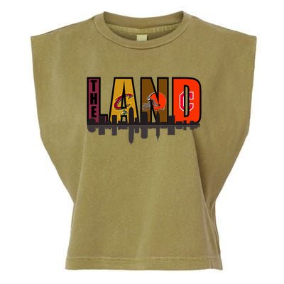 The Land Sports Fan Gear Garment-Dyed Women's Muscle Tee