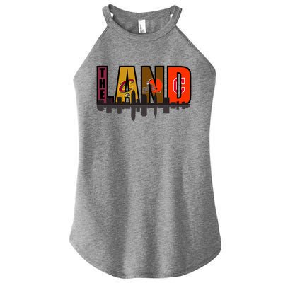 The Land Sports Fan Gear Women’s Perfect Tri Rocker Tank