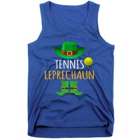 Tennis Leprechaun St Patricks Day Tennis Ball Great Gift Tank Top