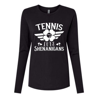 Tennis Love Shenanigans Great Gift St Patrick Day Gift Womens Cotton Relaxed Long Sleeve T-Shirt