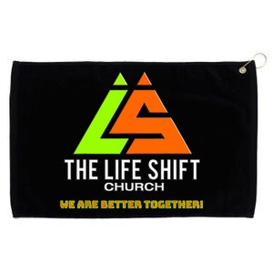 The Life Shift Church Church Logo Design 2 Grommeted Golf Towel