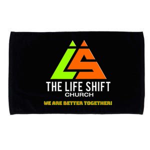 The Life Shift Church Church Logo Design 2 Microfiber Hand Towel