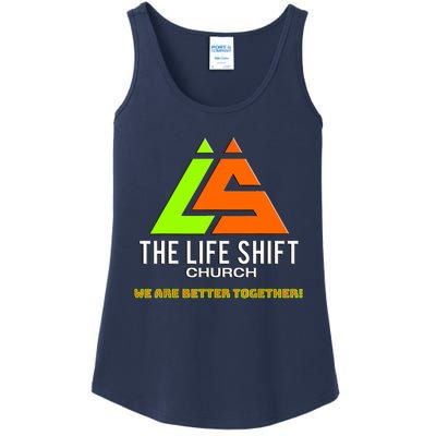 The Life Shift Church Church Logo Design 2 Ladies Essential Tank