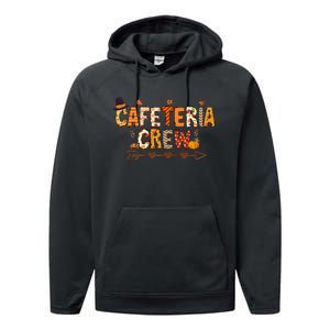 Thankful Lunch Squad Cafeteria Crew Fall Autumn Thanksgiving Performance Fleece Hoodie