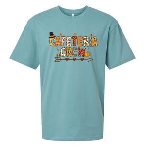 Thankful Lunch Squad Cafeteria Crew Fall Autumn Thanksgiving Sueded Cloud Jersey T-Shirt