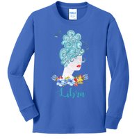 The Libra Sign Astrology Gift Cool Gift Kids Long Sleeve Shirt