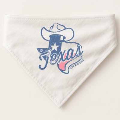 Texas Lone Star State USA-Made Doggie Bandana