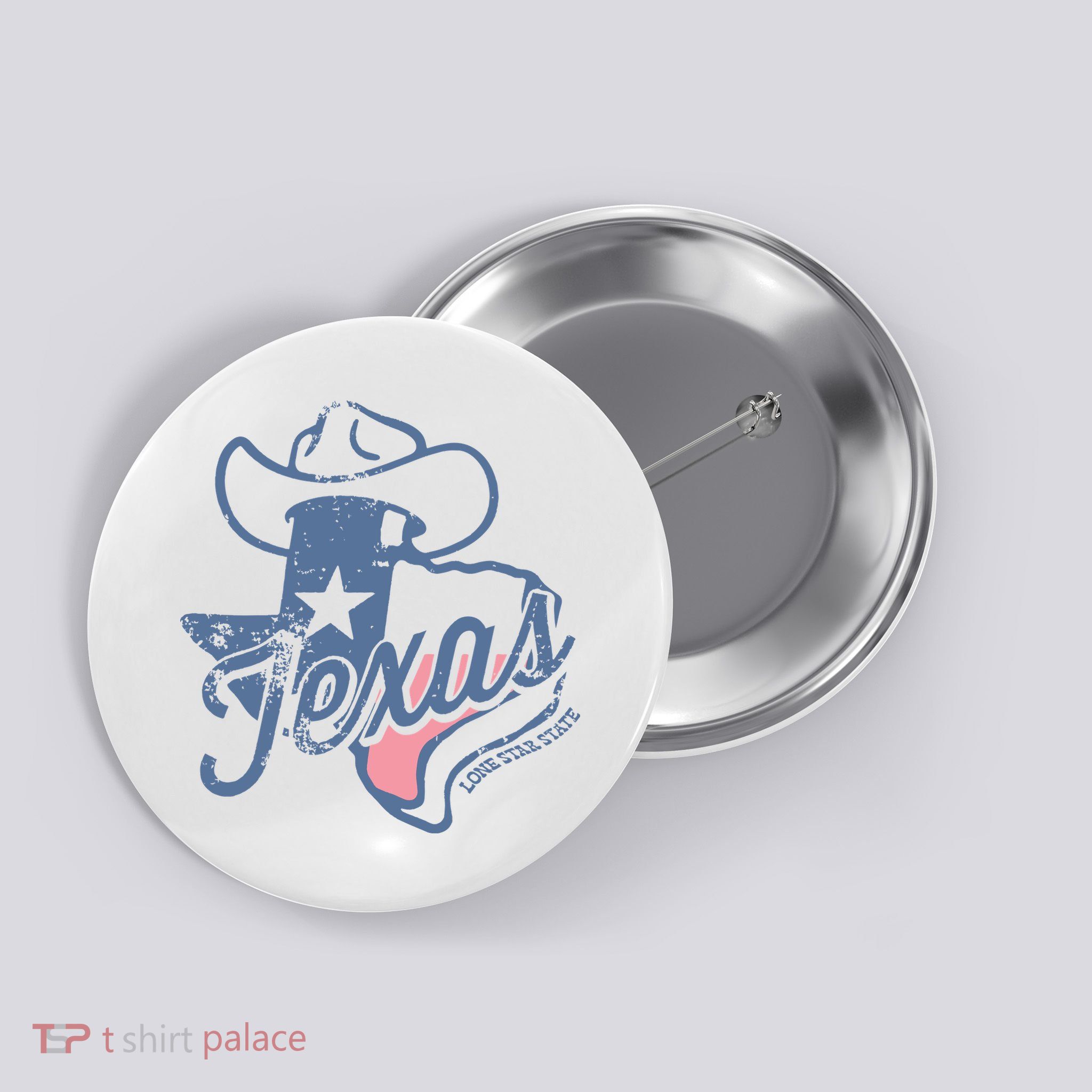 Texas Lone Star State Button