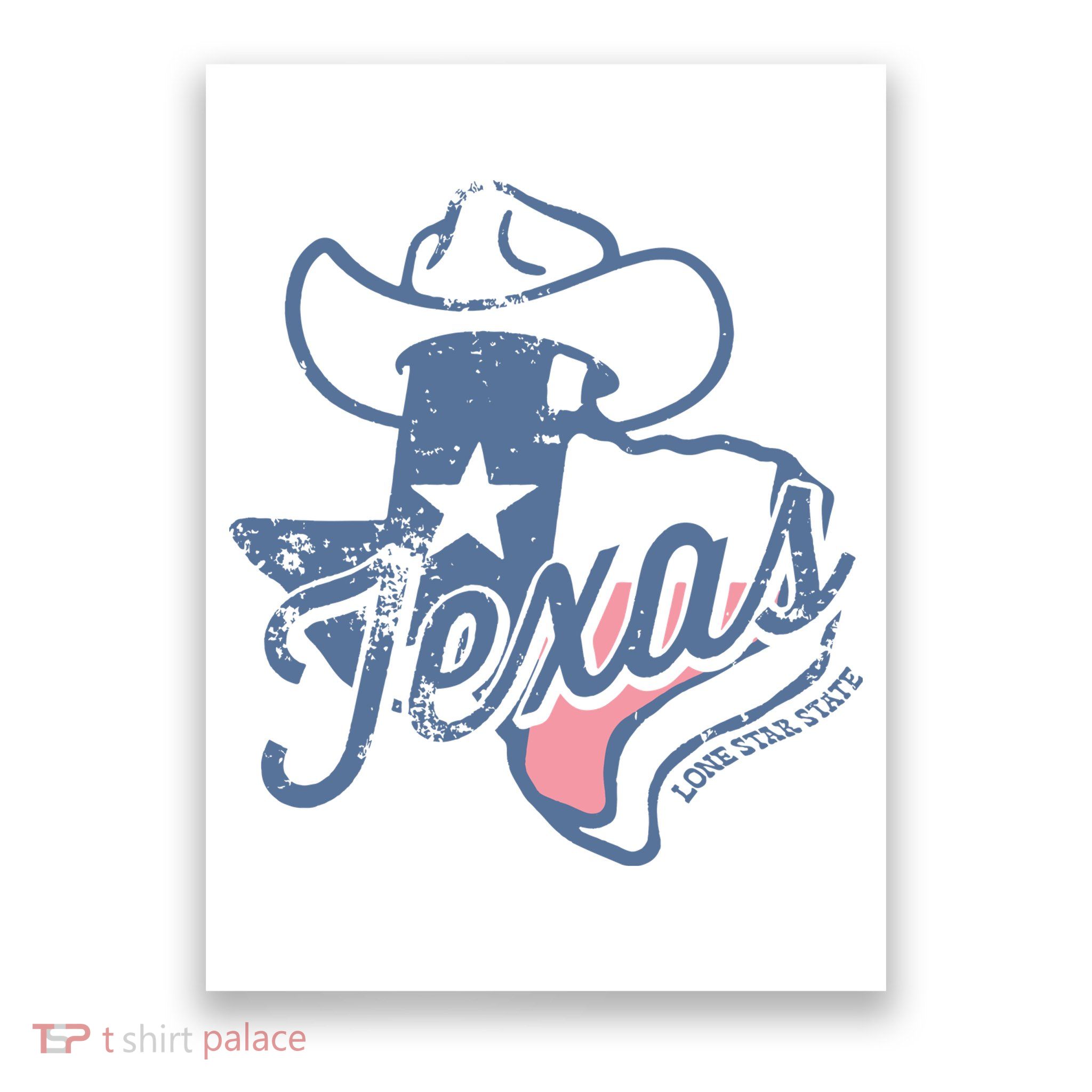 Texas Lone Star State Poster