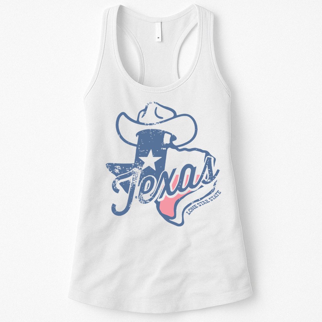 Texas Lone Star State Womens Tank Top