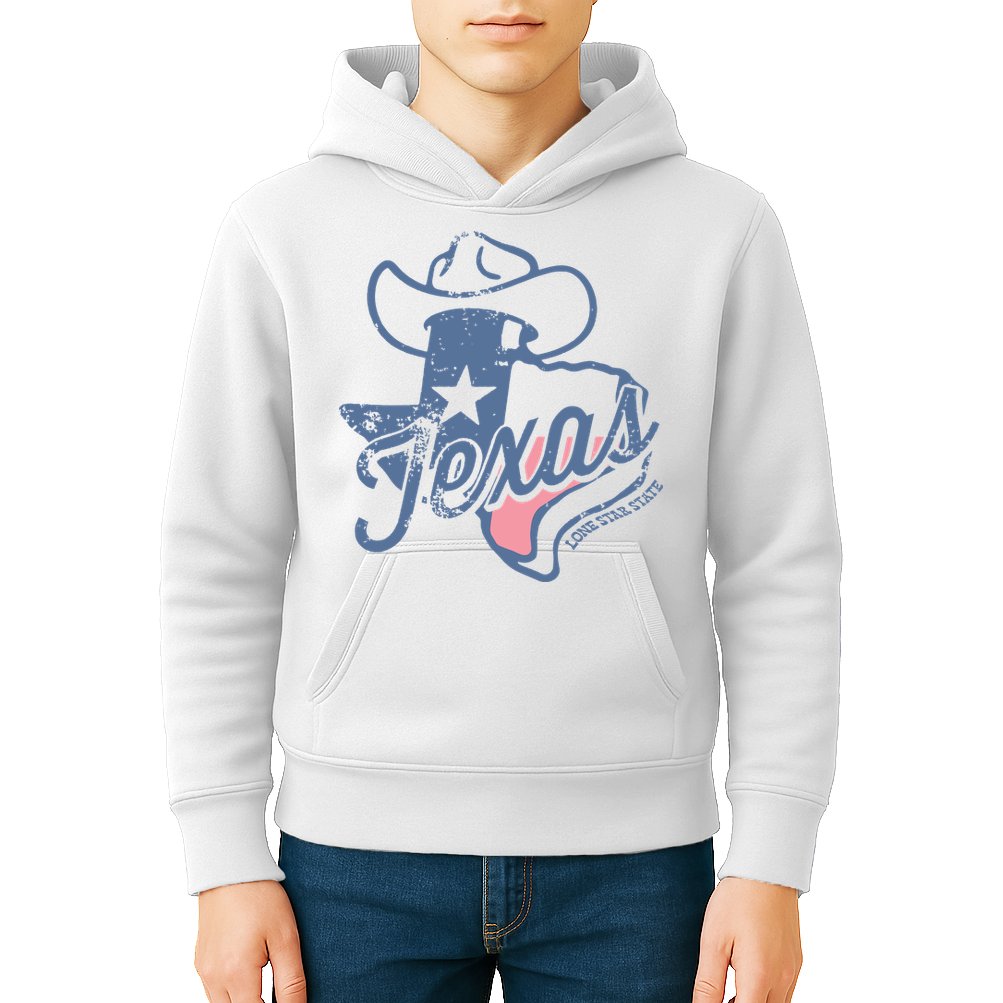 Texas Lone Star State Kids Hoodie