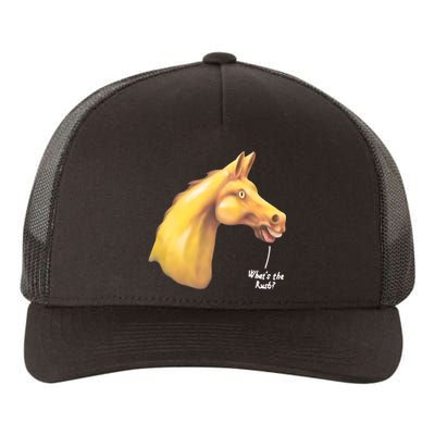 The Late Show Horse Whats The Rush Yupoong Adult 5-Panel Trucker Hat