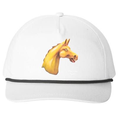 The Late Show Horse Whats The Rush Snapback Five-Panel Rope Hat