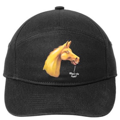 The Late Show Horse Whats The Rush 7-Panel Snapback Hat