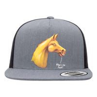 The Late Show Horse Whats The Rush Flat Bill Trucker Hat