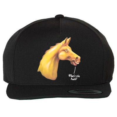 The Late Show Horse Whats The Rush Wool Snapback Cap