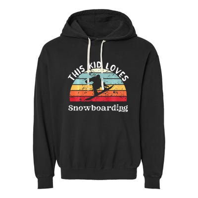 This Loves Snowboarding Garment-Dyed Fleece Hoodie