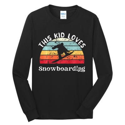 This Loves Snowboarding Tall Long Sleeve T-Shirt