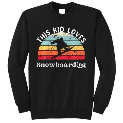 This Loves Snowboarding Tall Sweatshirt