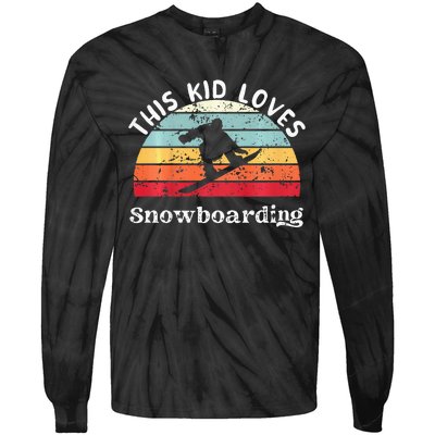 This Loves Snowboarding Tie-Dye Long Sleeve Shirt