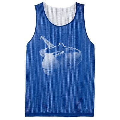 Trendy Loaded Six String Faded Electric Guitar Graphic Meaningful Gift Mesh Reversible Basketball Jersey Tank