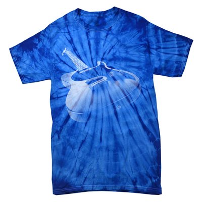 Trendy Loaded Six String Faded Electric Guitar Graphic Meaningful Gift Tie-Dye T-Shirt