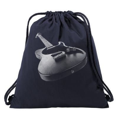 Trendy Loaded Six String Faded Electric Guitar Graphic Meaningful Gift Drawstring Bag