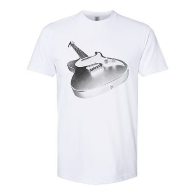 Trendy Loaded Six String Faded Electric Guitar Graphic Meaningful Gift Softstyle CVC T-Shirt