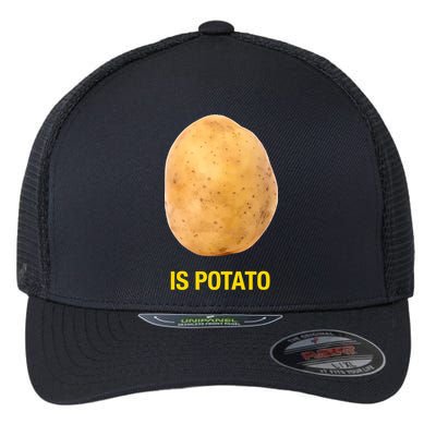 Is Potato Funny Flexfit Unipanel Trucker Cap