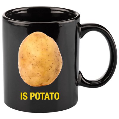 Is Potato Funny 11oz C Handle Ceramic Mug
