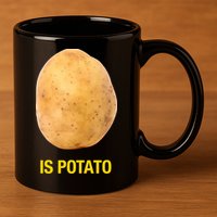 Is Potato Funny 11oz C Handle Ceramic Mug