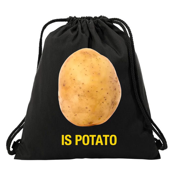 Is Potato Funny Drawstring Bag